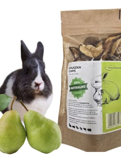Suszona gruszka dla królików i gryzoni 100g