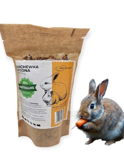 Suszona marchewka dla królików i gryzoni 100g